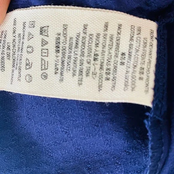 Free People Sisters of the Moon Pleated Button Front High Low Purple Top Size XS - Picture 13 of 13